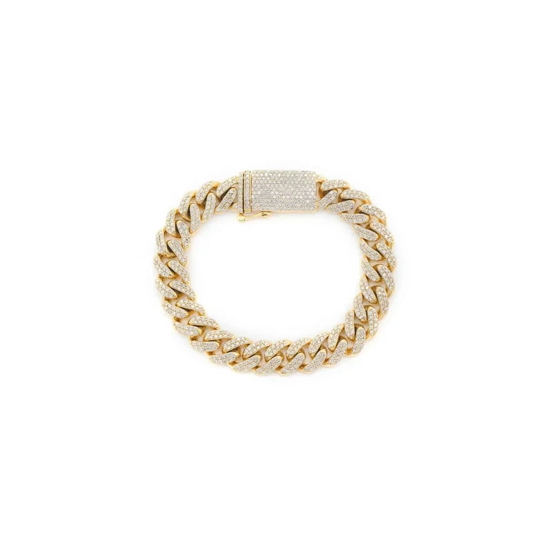 10mm Miami Cuban Link Bracelet 14K 5.00ctw