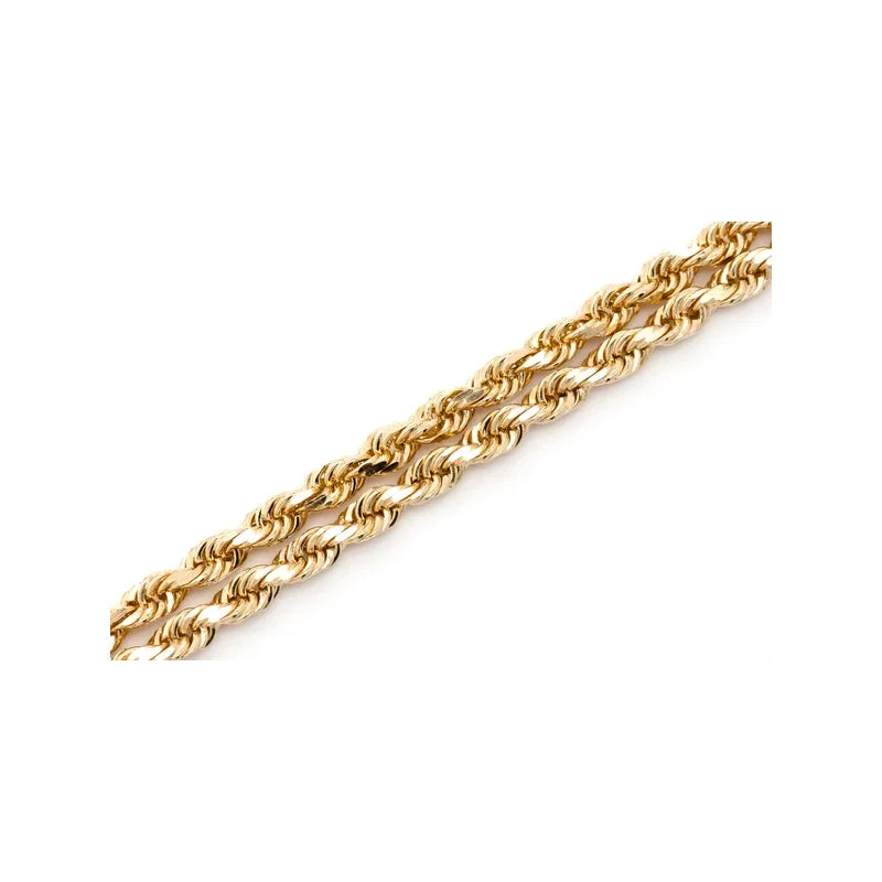 3mm Rope 14K Chain
