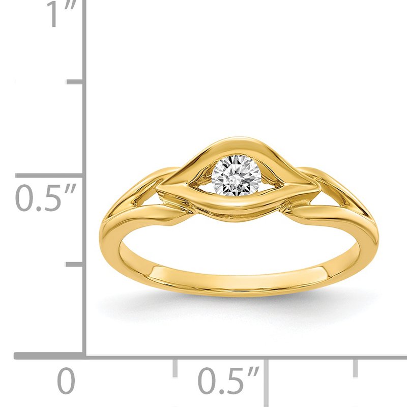 14k A Diamond ring