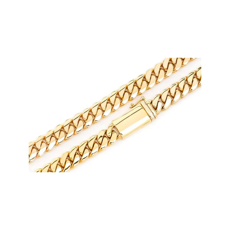 8mm Miami Cuban 14K Chain