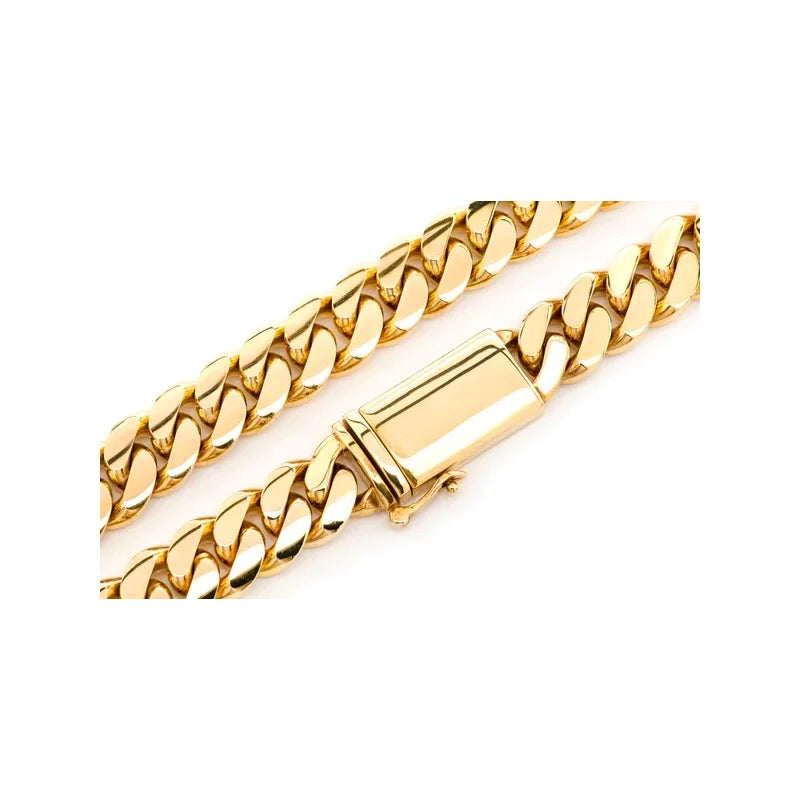 14mm Miami Cuban 14K Chain
