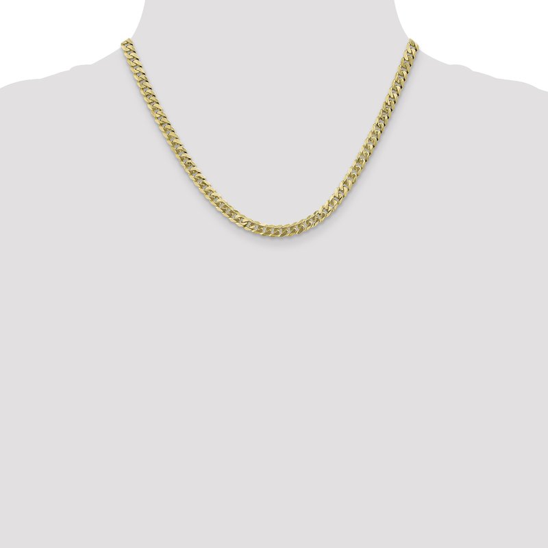 10K 5.75mm Flat Beveled Curb Chain