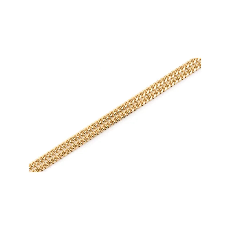 2.5mm Miami Cuban 14K Chain
