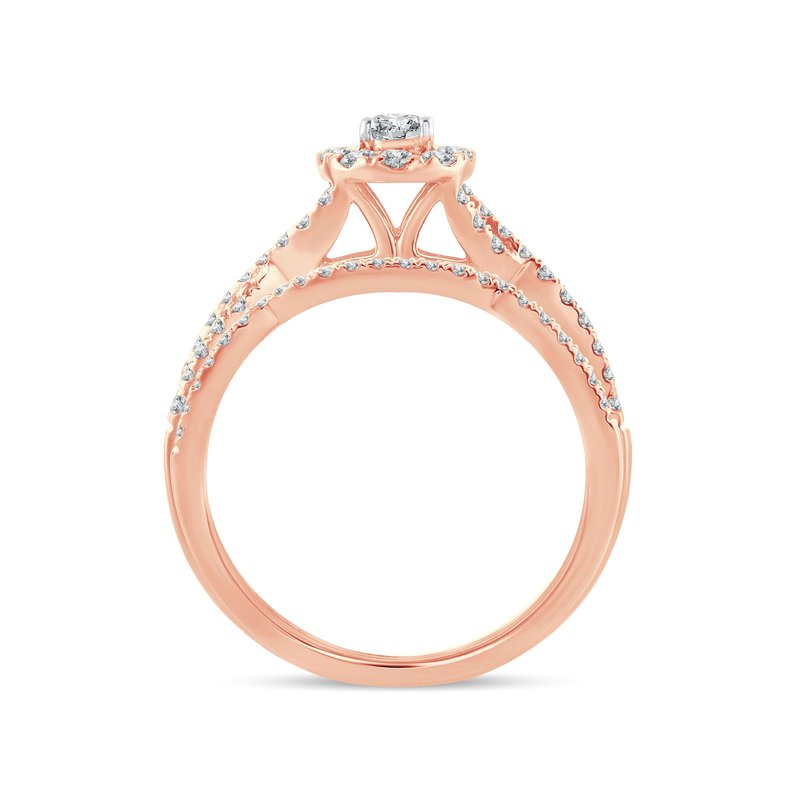 14K 0.74Ct Diamond Bridal Ring
