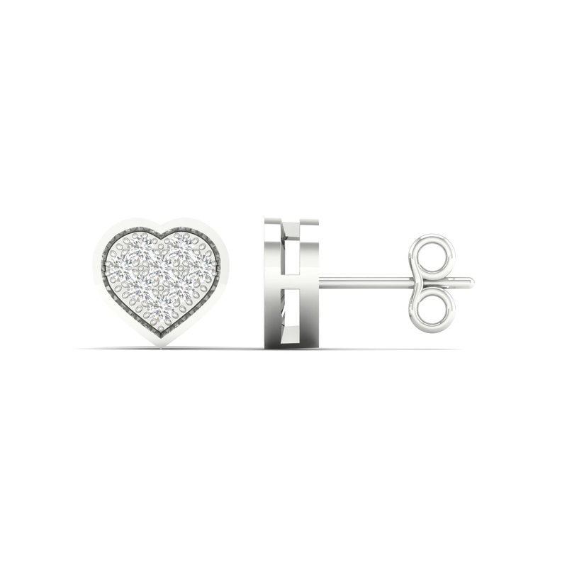 10K 0.05Ct Diam Earring