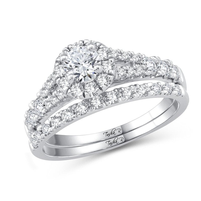 Platinum  1.00Ct Diam Bridal Ring