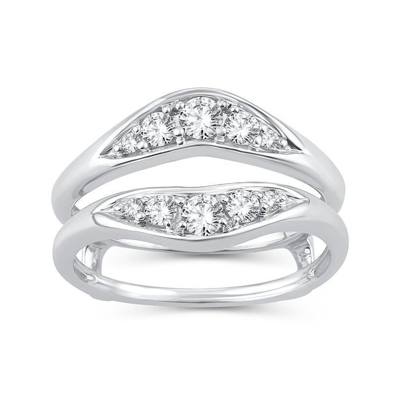 14K 0.50Ct Diamond Ring Guard