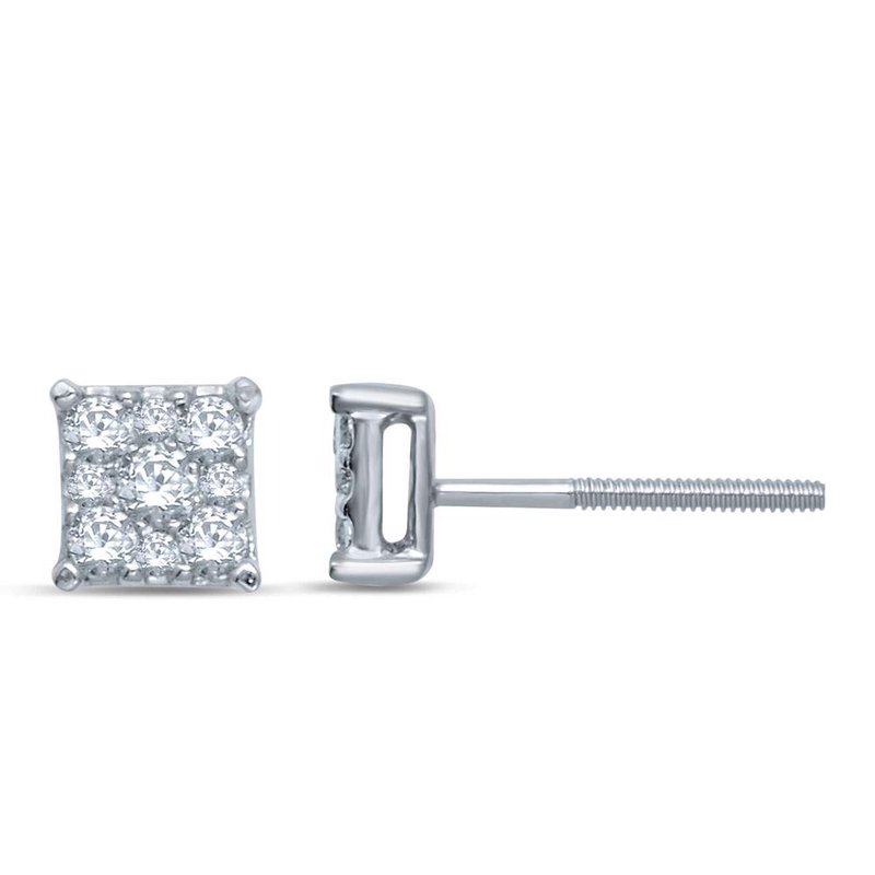 14K Diamond Earring
