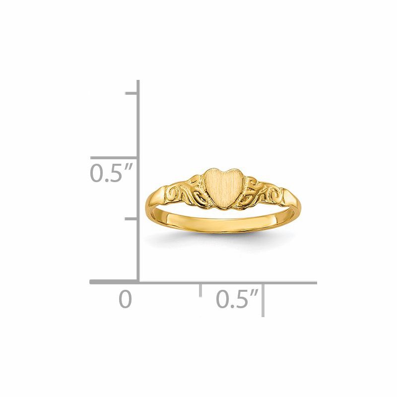 14k Childs Heart Ring
