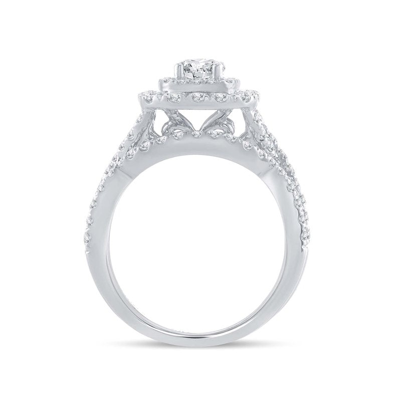 14K 2.00Ct  Diamond  Bridal  Ring