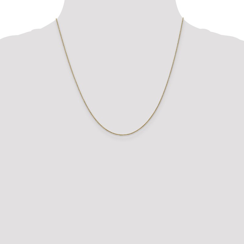 14K .9mm Round Cable Chain