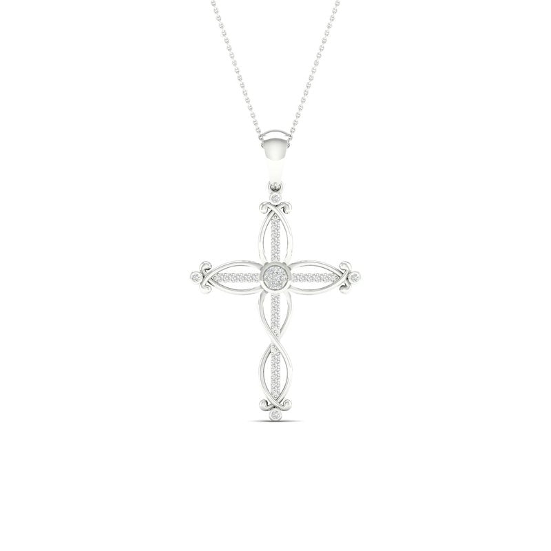 10K 0.10Ct Diam Pendant