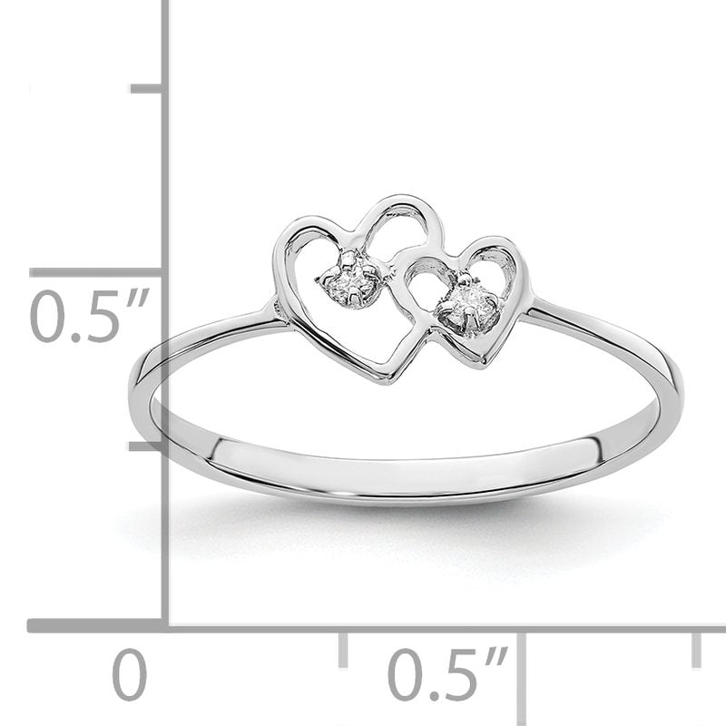 14k White Gold AAA Diamond ring