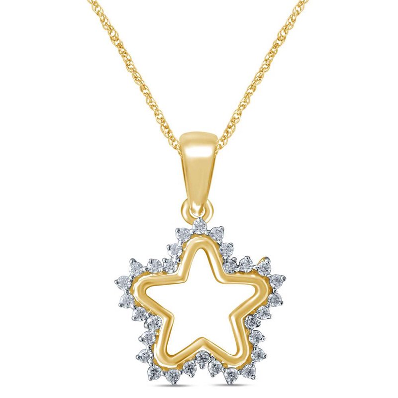 10K 0.20Ct Diamond Pendant