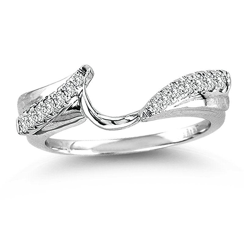 14K  0.25Ct  Diamond  Ring Guard.