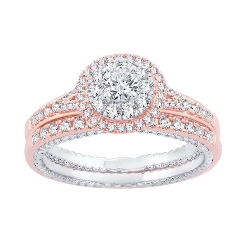 14K 1.05Ct Diamond Bridl Ring