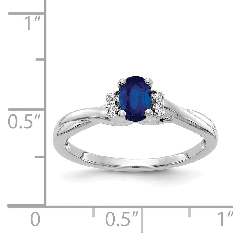 14k Diamond and Oval Emerald Ring