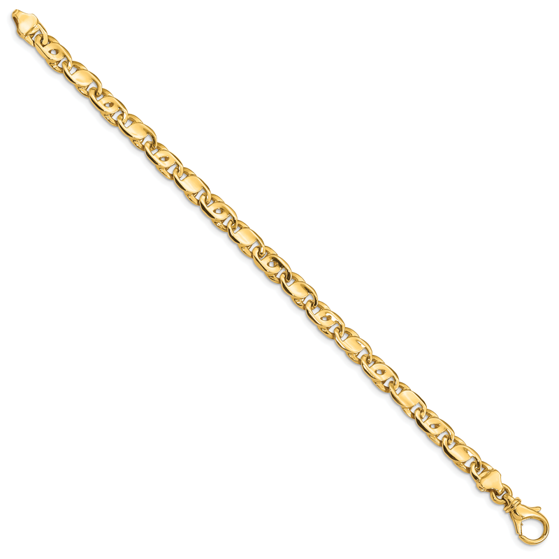 14k 5.80mm Polished Fancy Link Chain