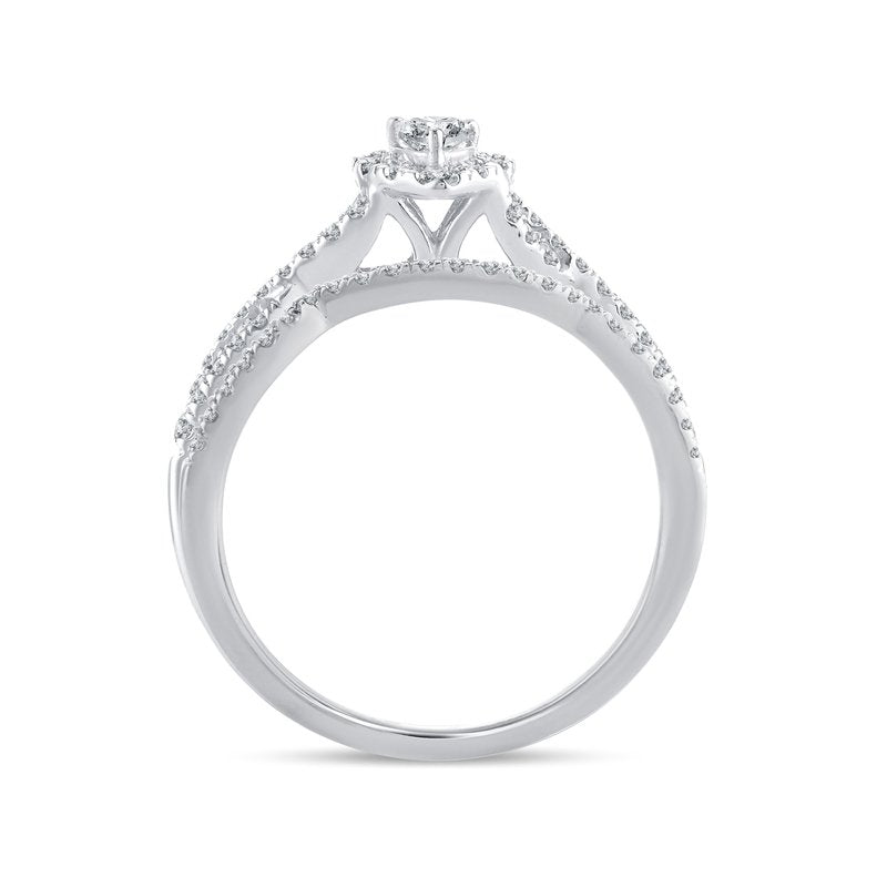 14K 0.51Ct Diamond Bridal Ring