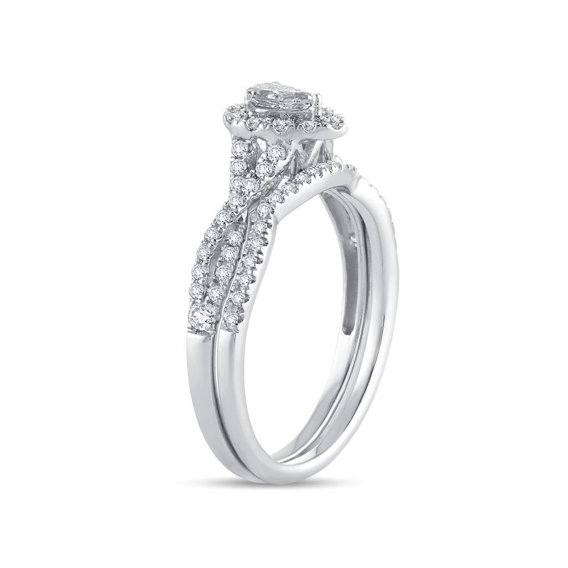 14K 0.51Ct Diamond Bridal Ring