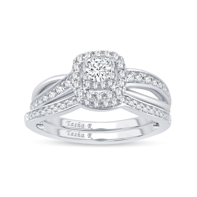 14K  0.50Ct  Diamond  Bridal  Ring