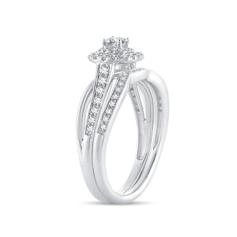 14K  0.50Ct  Diamond  Bridal  Ring