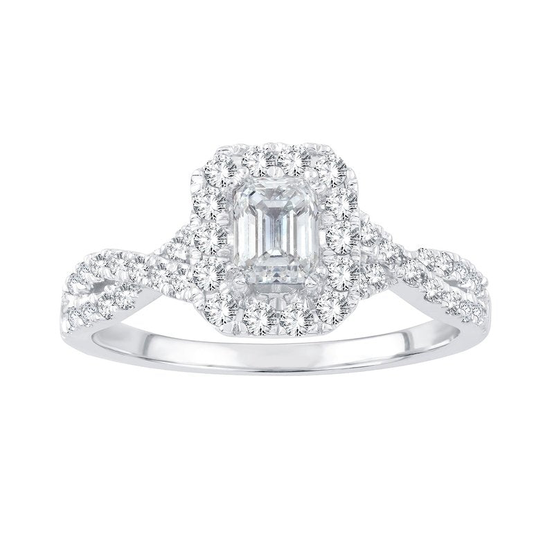 14K 1.00Ct Diamond Bridal Ring