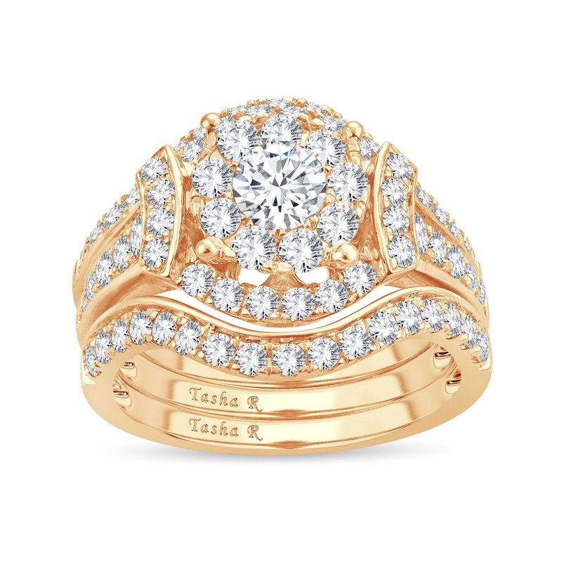 14K 1.92Ct Diamond Bridal Set