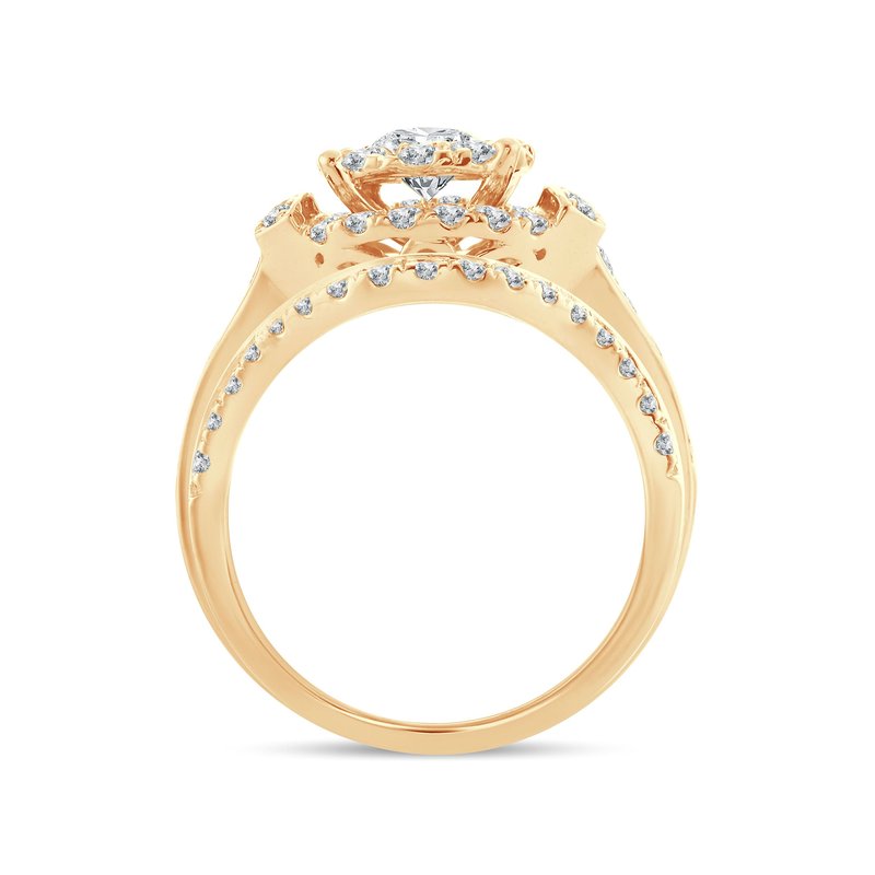 14K 1.92Ct Diamond Bridal Set