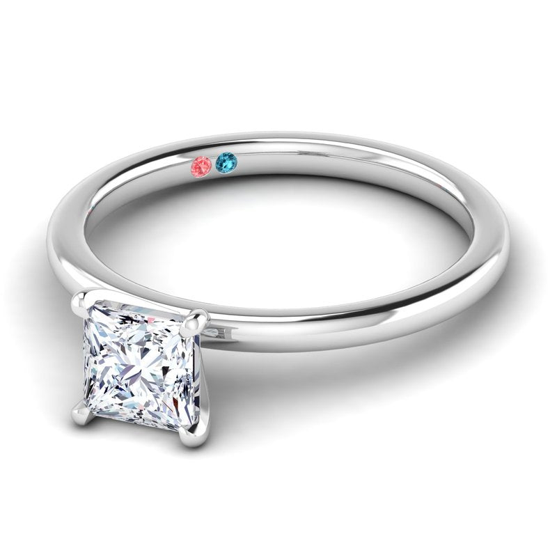 Lab Grown Diamond Solitaire Petite Engagement Ring
