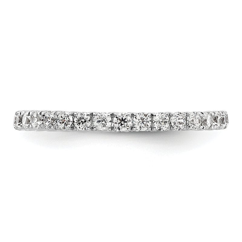 14K Rose Gold 1/2 carat Lab Grown Diamond VS+ F+ Size 4.5 Complete Eternity Band