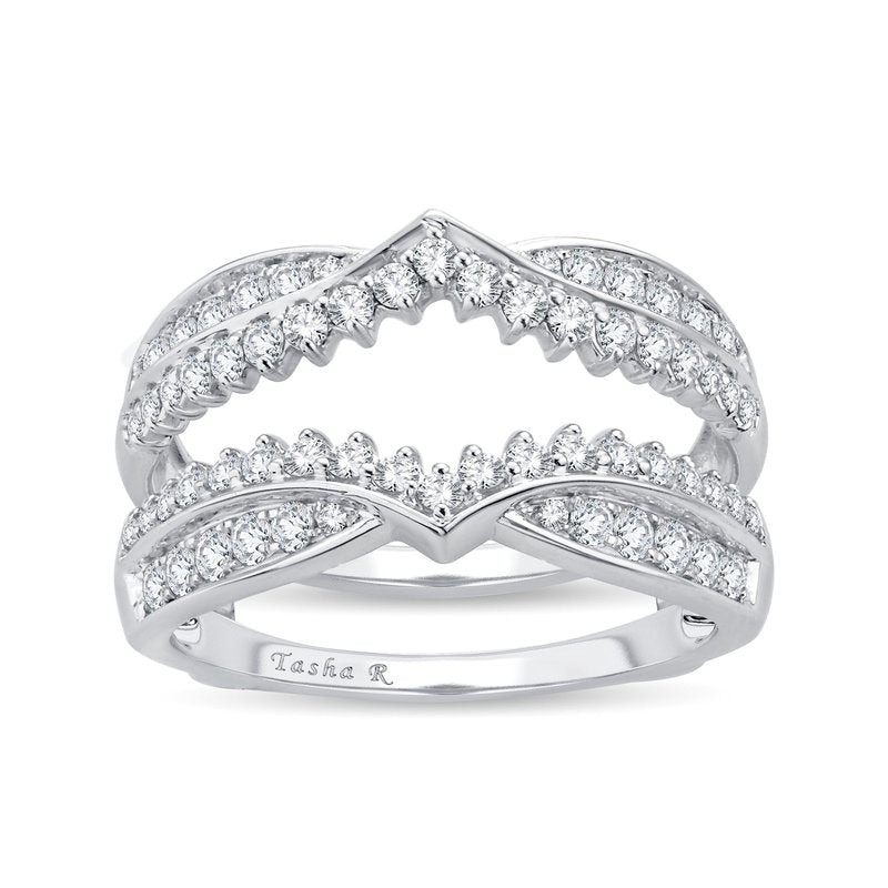 14K 0.75Ct Diamond Ring Guard