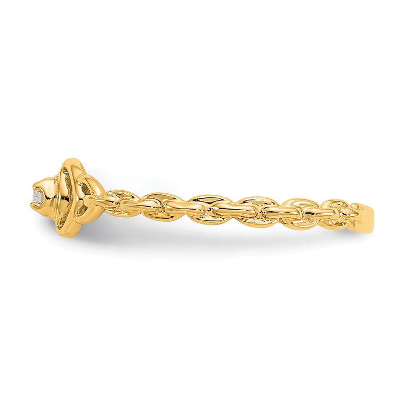 14k VS Diamond heart ring
