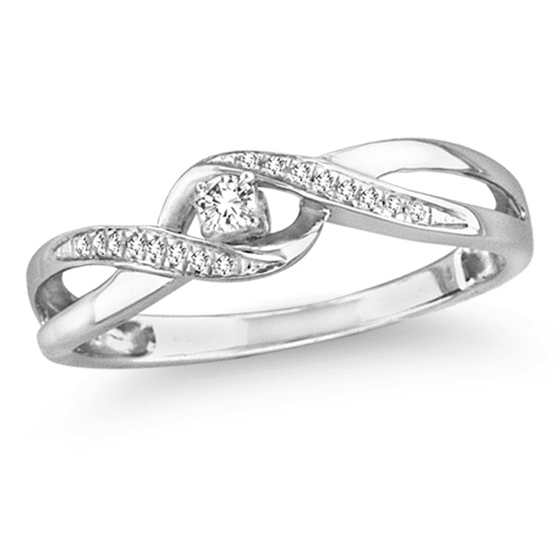 14K 0.09Ct Diamond Ring