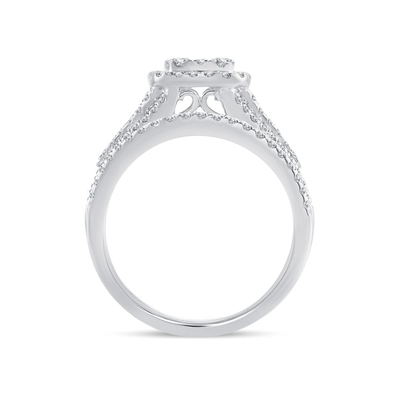 14K  1.00Ct  Diam Bridal Set