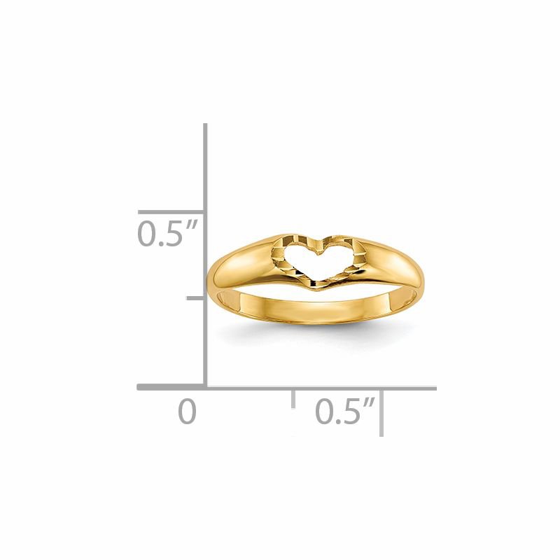 14k Children's Heart Ring