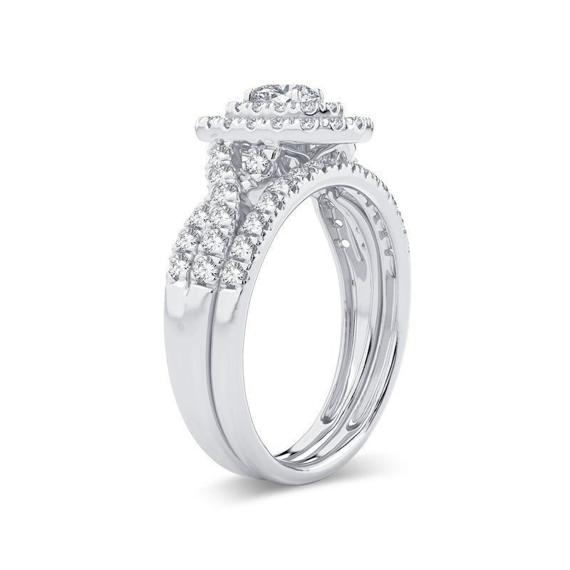 14K 1.00Ct Diamond Bridal Ring