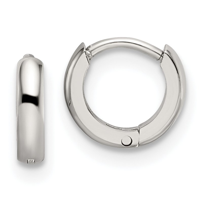 Stainless Steel Polished 2mm Endless Hinged Hoops