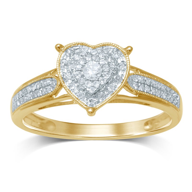 14K 0.27Ct Diamond Ring