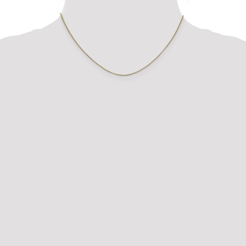 14K .7mm Box with Lobster Clasp Chain