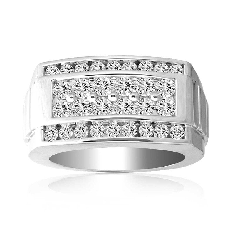 14K 2.00Ct Diam Mens Ring