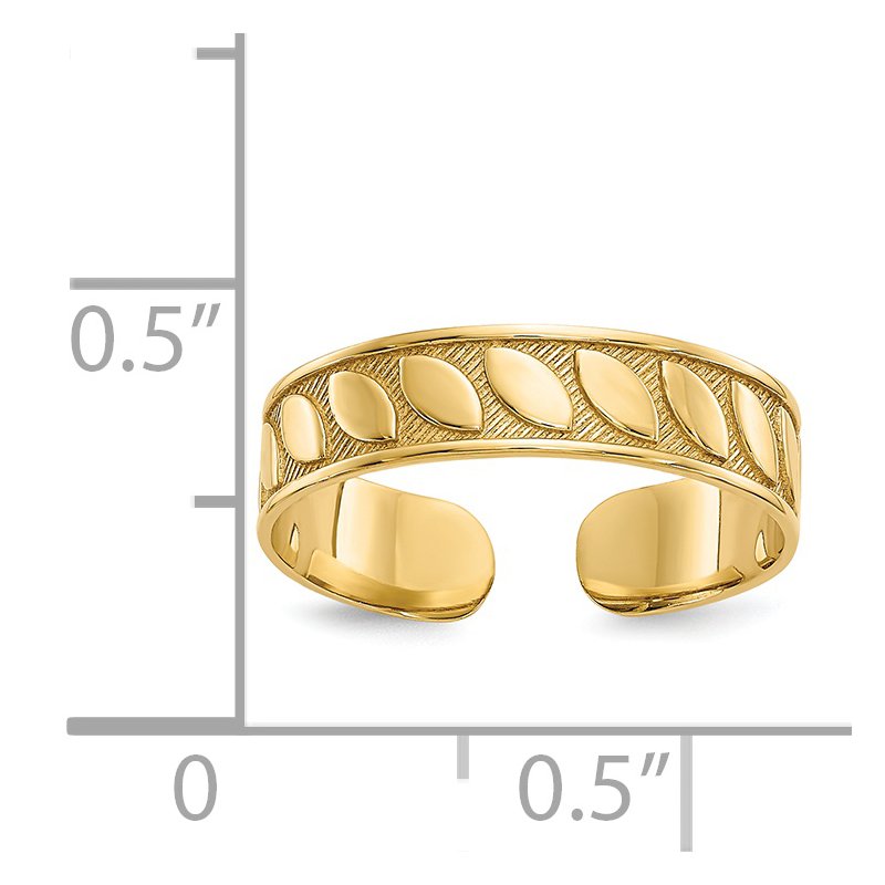 14k Toe Ring