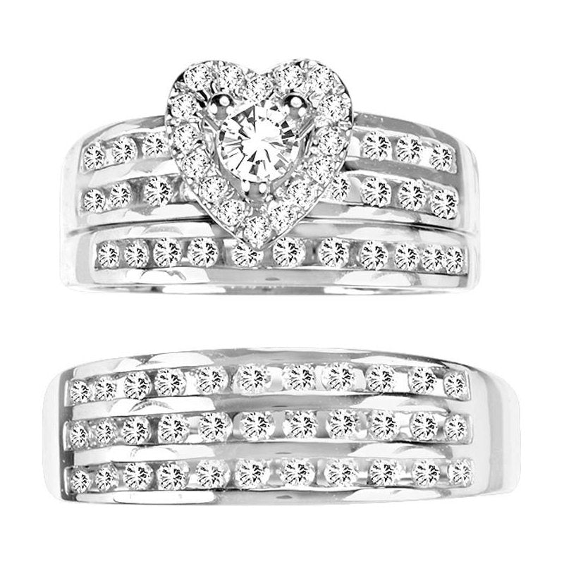 14K 1.44Ct Diamond Trio Set