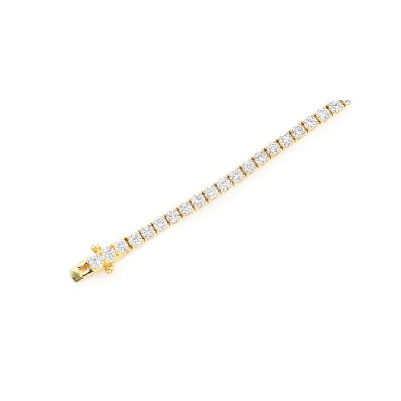 6pt Prong Set Tennis Bracelet 14K 4.60ctw