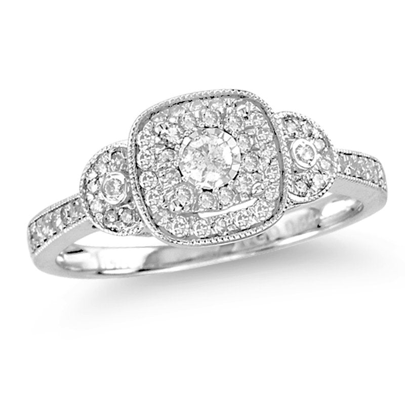 14K 0.34Ct Diamond Ring