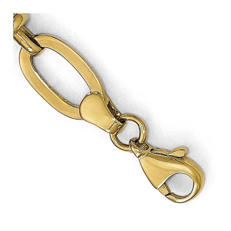14K Polished Fancy Link Bracelet