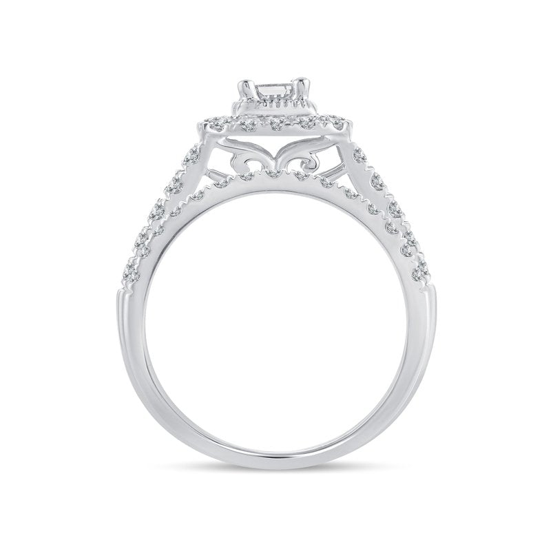 14K 1.00Ct Diamond Bridal Ring
