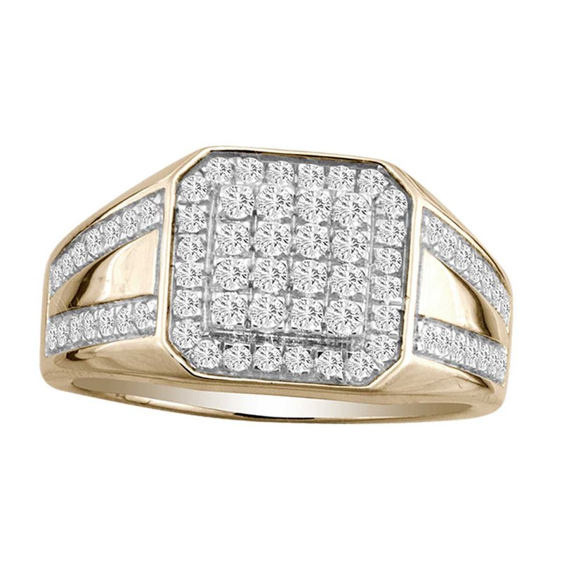 14K 1.00Ct Diam Mens Ring