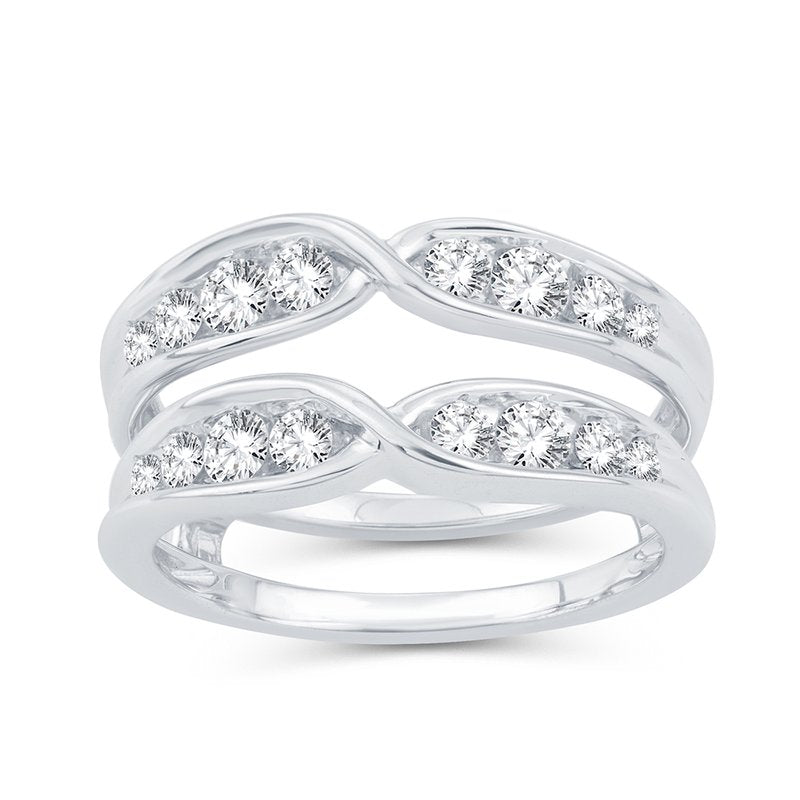 14K 0.75Ct Diamond Ring Guard