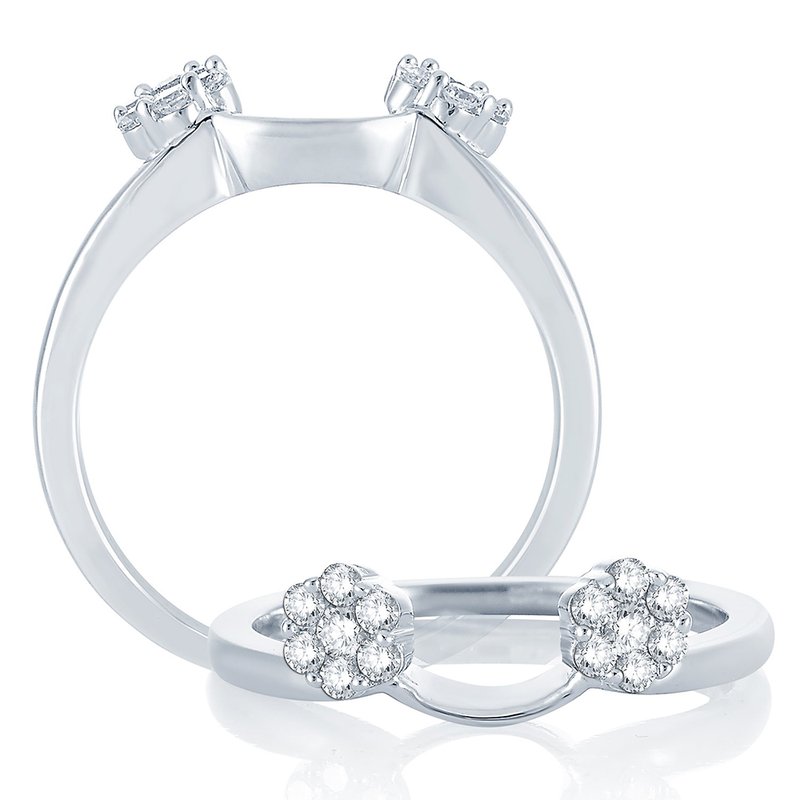 14K 0.25Ct Diamond  Enhancer Ring